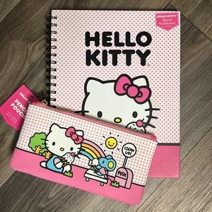🎀 Hello Kitty bundle notebook and pencil pouch